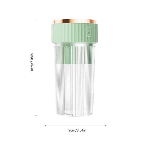 450ml Electric Juicer Cup Blender, Rechargeable Fruit Mixer