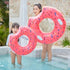 Inflatable Swimming Ring Donut Pool Float-Swimming Circle Ring Mattress