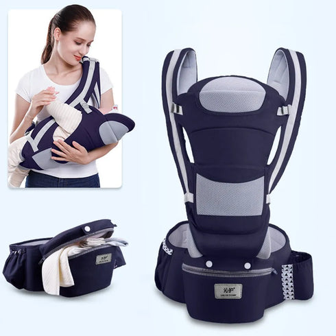 Multi-Functional Ergonomic Baby Carrier – 9-in-1 Design for Newborns to Toddlers