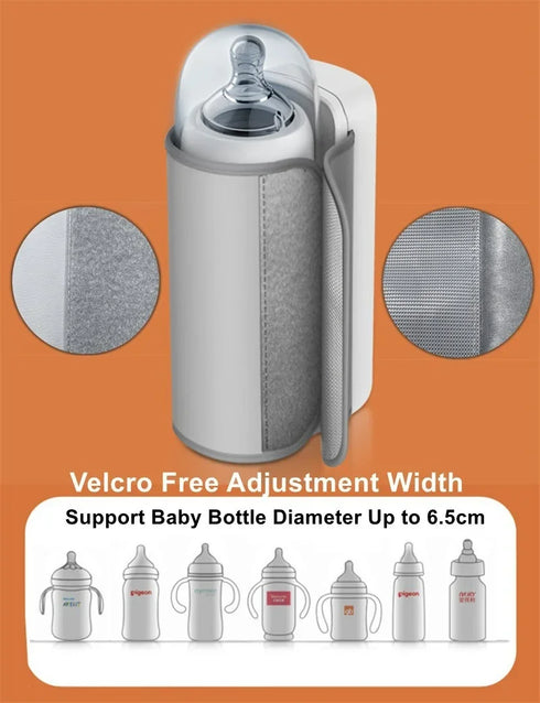 Rechargeable Baby Bottle Warmer with 6 Temperature Settings