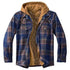 Men’s Hooded Plaid Parka Jacket | Full Sleeve Casual Zipper Coat for Autumn & Winter