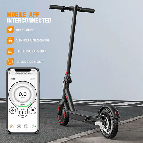 350W Foldable Electric Scooter – Lightweight, Dual Brake, Explosion-Proof Tires