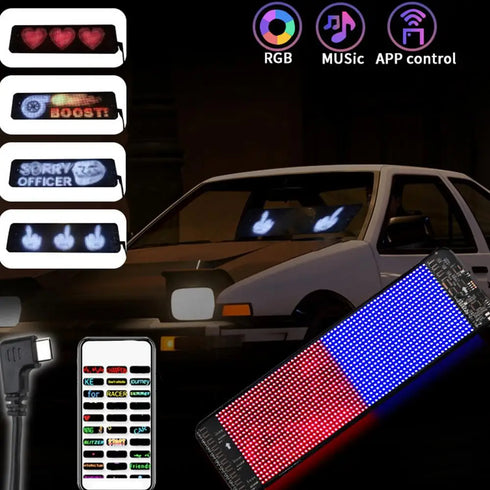 NightTune LED Panel - Car Led Display Screen Waterproof Message Sign Board