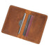 Genuine Leather Card Holder Purse ID Card Real Leather Rfid Card Case Clutch Wallets Slots for Men Women Mini Slim Short Purse