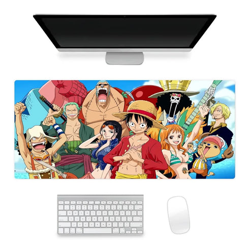 Anime O-ONE Luffy P-PIECE Anti-Slip Large Mousepad