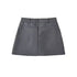 Women’s Vintage High Waist A-Line Mini Skirt - Chic Casual Fashion with Back Zipper for All Seasons