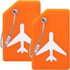 2pcs Name ID Card Silicone Travel Luggage Tag Suitcase Travel Accessories Quickly Discover Luggage Tag Name Baggage Information