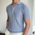 Men’s Slim Fit Polo Shirt – Breathable Knit Viscose Fabric for All-Season Comfort