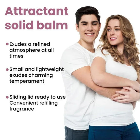 Attractant Solid Balm for Men And Women - Solid Perfume Long-lasting Natural Deodorant Pocket Fragrance Balm