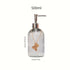 500ml Luxury Glass Hand Wash Dispenser for Elegant Home Decor