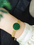 Elegant 925 Sterling Silver Natural Green Jade Bracelet for Women – Luxury Fine Jewelry
