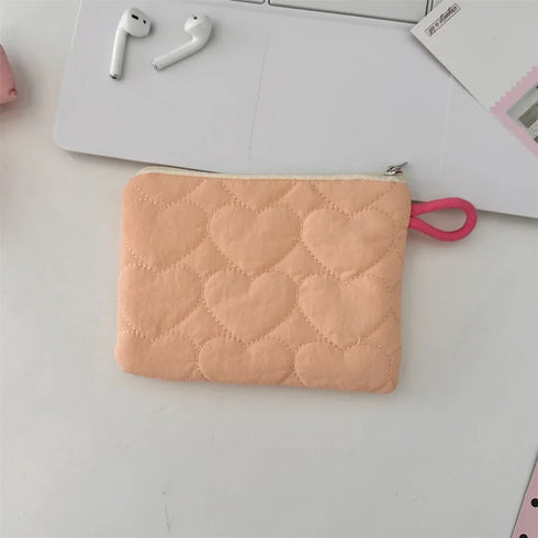 New Cute Candy Color Coin Purses Small Canvas Coin Wallet Lady Girls Earphone Coin Key Money Storage Bag Zipper Pouch