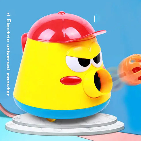 DIY Montessori Ball Launcher Toy – Educational Dust Catcher & Bell Emitter for Kids 3+