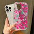Elegant Transparent Floral Phone Case – Durable, Washable, and Non-Slip Protection for Apple iPhones