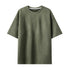 Summer Short Sleeved T Shirt for Men-Casual Loose O Neck Top