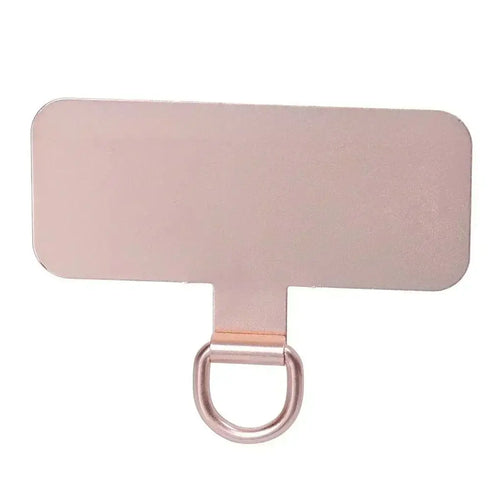 Aluminum Alloy Metal Phone Case Clip Universal Hanging Piece Patch Mobile Phone Sling Rope Card Clip 0.3mm Strap Hang Cord Tab