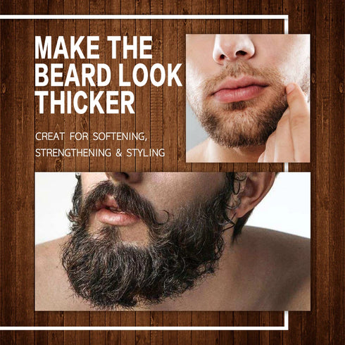 LOCKMIO Beard Oil Moustache Grooming Moisturizing and Smoothing Conditioner Hair Growth Serum for Beards Promotes Hairs Regrowth