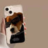 Funny Sunglasses Cat and Dog Couples Phone Case – Transparent, Shockproof, and Scratch-Resistant Bumper Case for iPhone