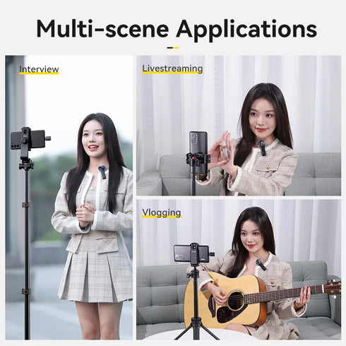 Ulanzi WM-10 Wireles Lavalier Microphone 1 to 1 Mic USB C