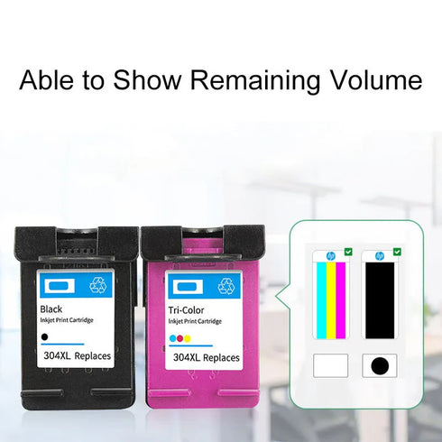 304XL Ink Cartridge Refillable for HP 304 XL HP304 Deskjet 2620 3700 3720 3752 5000 5010 5020 5030 5032 5034 Envy 2620 2630 2632