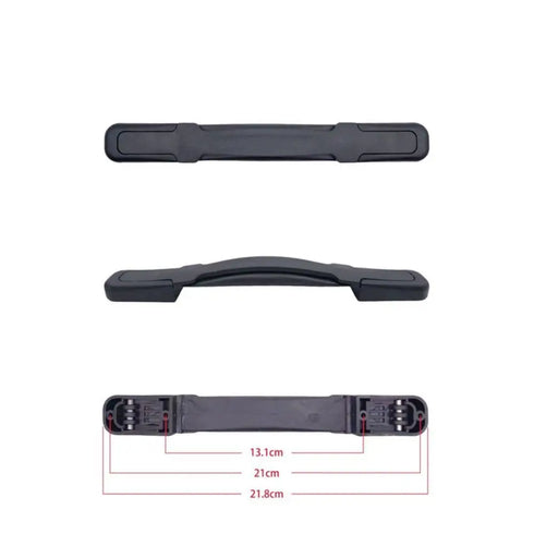 1Set Luggage Handle Trolley Handle Suitcase Handle Bag Handle Replacement Universal Travel Black Luggage Bag Handle Grip