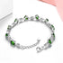 Natural Chrome Diopside Sterling Silver Bracelet – 5.2 Carats Gemstone Jewelry for Women