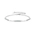 925 Sterling Silver Moissanite Bracelet for Women - Adjustable Chain, Certified Luxury Jewelry