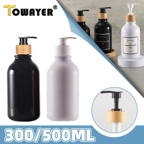 Frosted 500ml Soap Dispenser for Handwashing and Bathroom Accessories