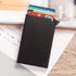Aluminum Alloy Credit Card Holder Anti-magnetic Automatic RFID Card Case Pop Up Anti-theft Wallet ID Card Protector Purse