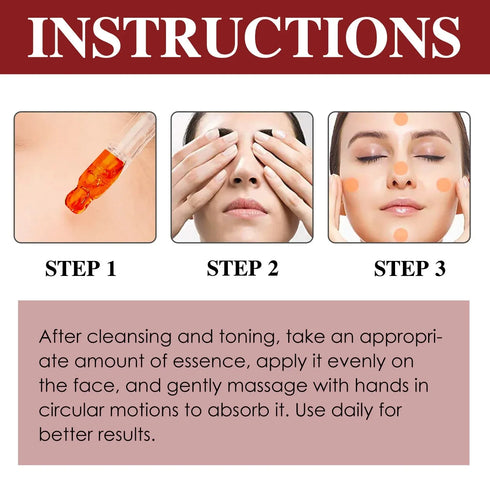 Retinol B3 Face Essence – 30ml Anti-Aging Serum for Deep Moisturizing, Wrinkle Removal, Skin Firming and Brightening