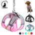 Dog Harness Leash Set - Vest Harness for Puppies and Cats - Outdoor Walking Lead