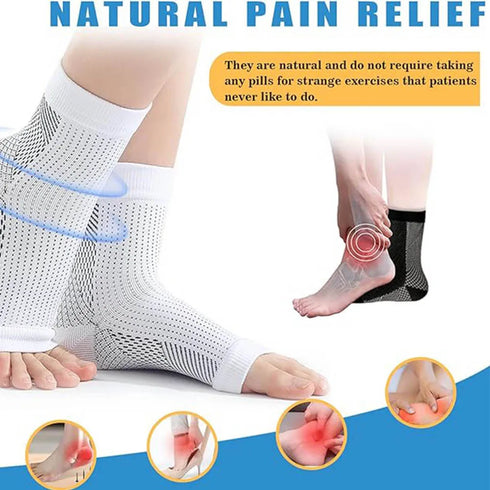 Compression Ankle Support Socks – Neuropathy Relief, Breathable, and Durable