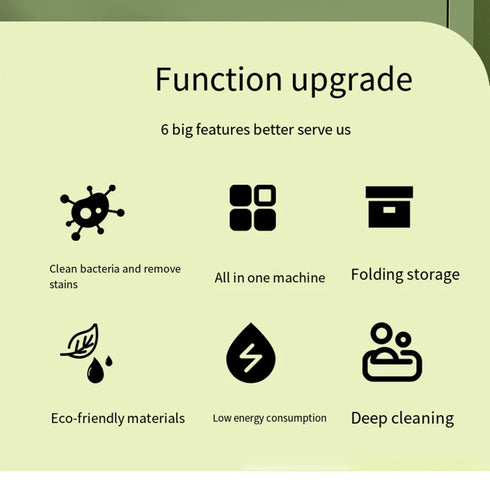 6L-11L Portable Washing Machine-Ultrasonic Mini Washer Folding Large Capacity Clothes Spin Dryer Bucket