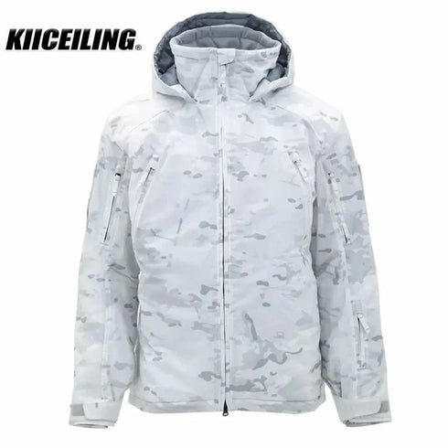 KIICEILING MP-K4 Tactical Hiking Jacket – Winter Camouflage Waterproof Windbreaker for Men and Women