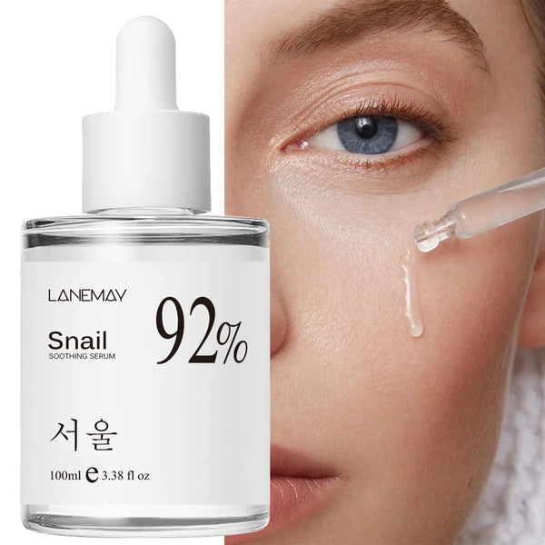 Snail Facial Essence – 100ml Multi-Function Skin Hydrating and Moisturizing Serum with 92% Snail Secretion Filtrate for Enhanced Skin Repair and Smoothness