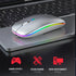 5.0 Bluetoooth Gaming Mouse-2.4GHz 1600DPI Wireless RGB Light Mouse
