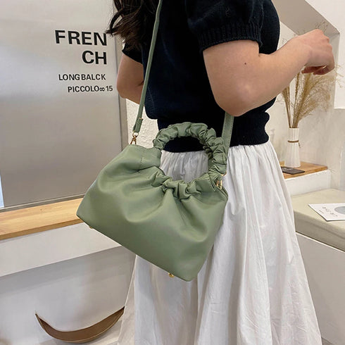 Luxury Design Hobo Bag - PU Leather Daily Handbag for Women