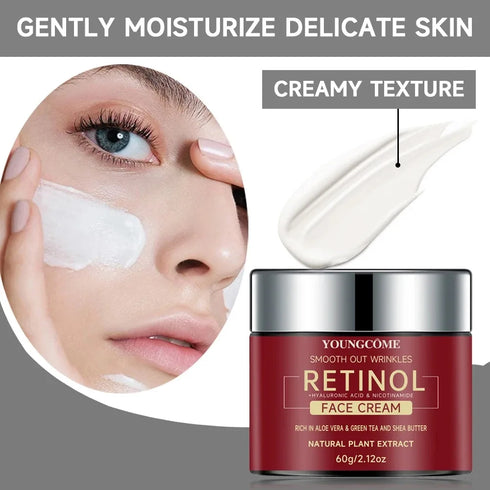 Retinol Lifting and Firming Cream – Anti-Aging Moisturizer for Skin Repair, Hydration, and Brightening – 30g / 60g