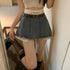Women’s Casual A-Line Patchwork Denim Mini Dress - Summer 2024 Collection