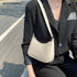 Retro Solid Color PU Leather Shoulder Underarm Bag Women's Fashion Handbags Casual Hobos Purses and Handbag Ladies Hand Bags