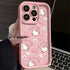 Sanrio Hello Kitty Phone Case | Soft Silicone Y2K Cover for iPhone 16, 15, 14 Pro Max, and More