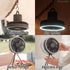 10000mAh Camping Fan-Rechargeable Desktop Portable Air Circulator-Ceiling Electric Fan