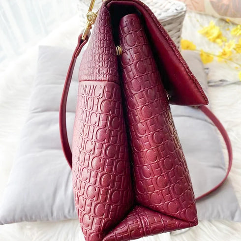 Fashion Women's Elegant PU Leather Crossbody Bag – Stylish and Versatile Handbag with Letter Design