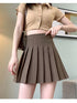 Women’s Japanese School High Waist Plaid Pleated Mini Skirt - Kawaii Preppy Harajuku Style for All Seasons