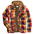 Men’s Hooded Plaid Parka Jacket | Full Sleeve Casual Zipper Coat for Autumn & Winter