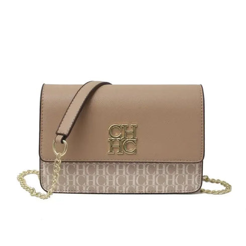 Classic Multi-Embossed Ladies Crossbody Bag – Fashionable Luxury Shoulder Handbag with Appliques and Sequined Details