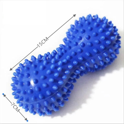 Foot Massage Roller – Peanut Double Lacrosse Spiky Ball for Foot Arch Pain