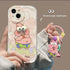 3D Lovely SpongeBob Clear Case for iPhone (Various Models) - Soft TPU Cover