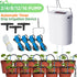 Automatic Plant Watering Pump System - Home Sprinkler Drip Irrigation Kit with Timer (2/4/8/16 Heads)