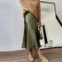 Women's Satin Ankle-Length Skirt - Elegant Casual Straight Silhouette Long Skirt for All Seasons (2025 Edition)
